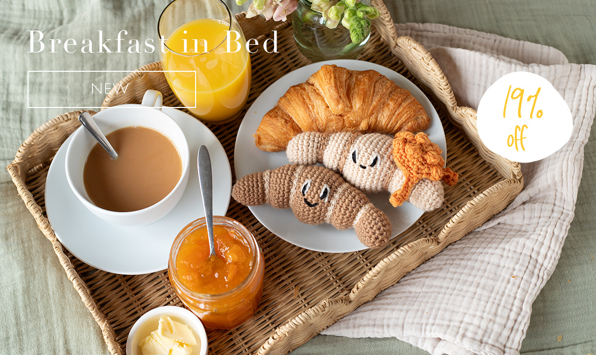 Croissants birthday discount breakfast in bed toft crochet pastry patterns